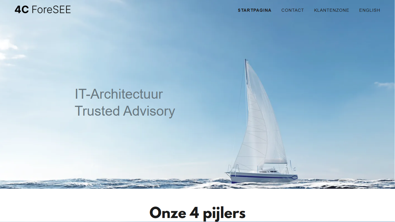 4C-ForeSee BV website screenshot