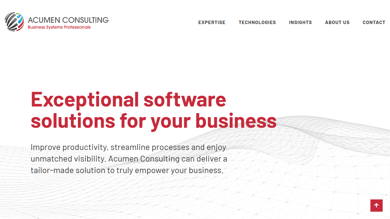 Acumen Consulting (WGTN) Ltd website screenshot