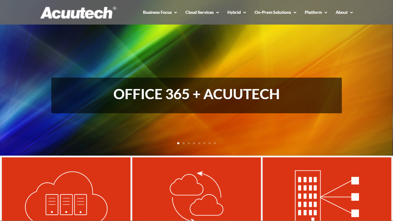 Acuutech Ltd website screenshot