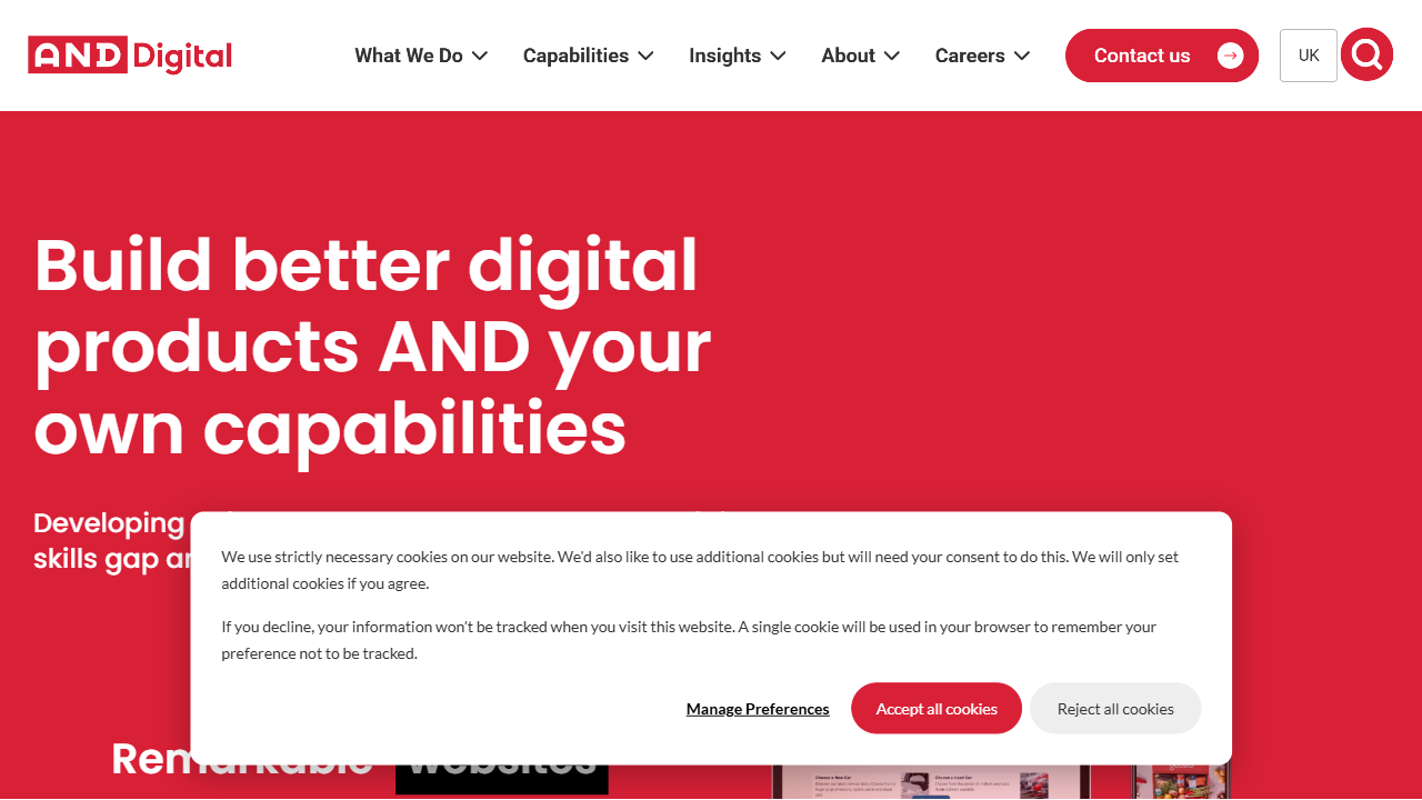 ANDigital LTD website screenshot