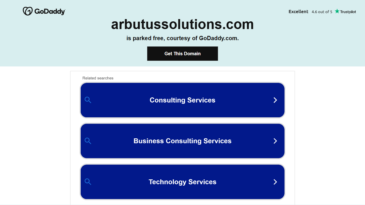 Arbutus Solutions Limited website screenshot