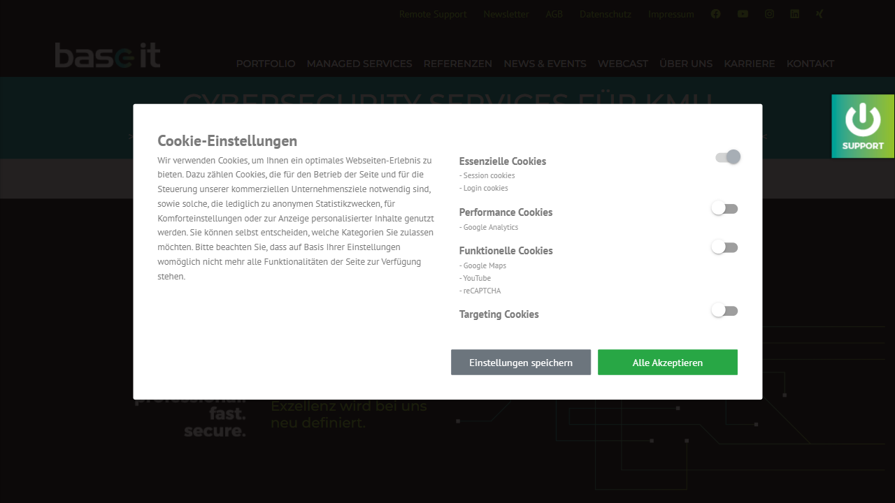 Base-IT GmbH website screenshot