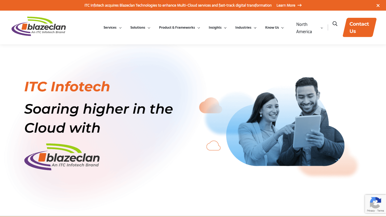 BlazeClan Technologies Pvt. Ltd website screenshot