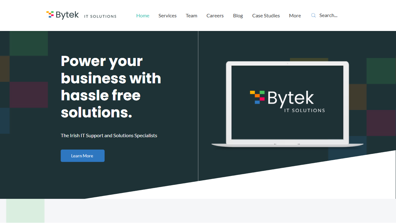 Bytek Office Systems Ltd website screenshot