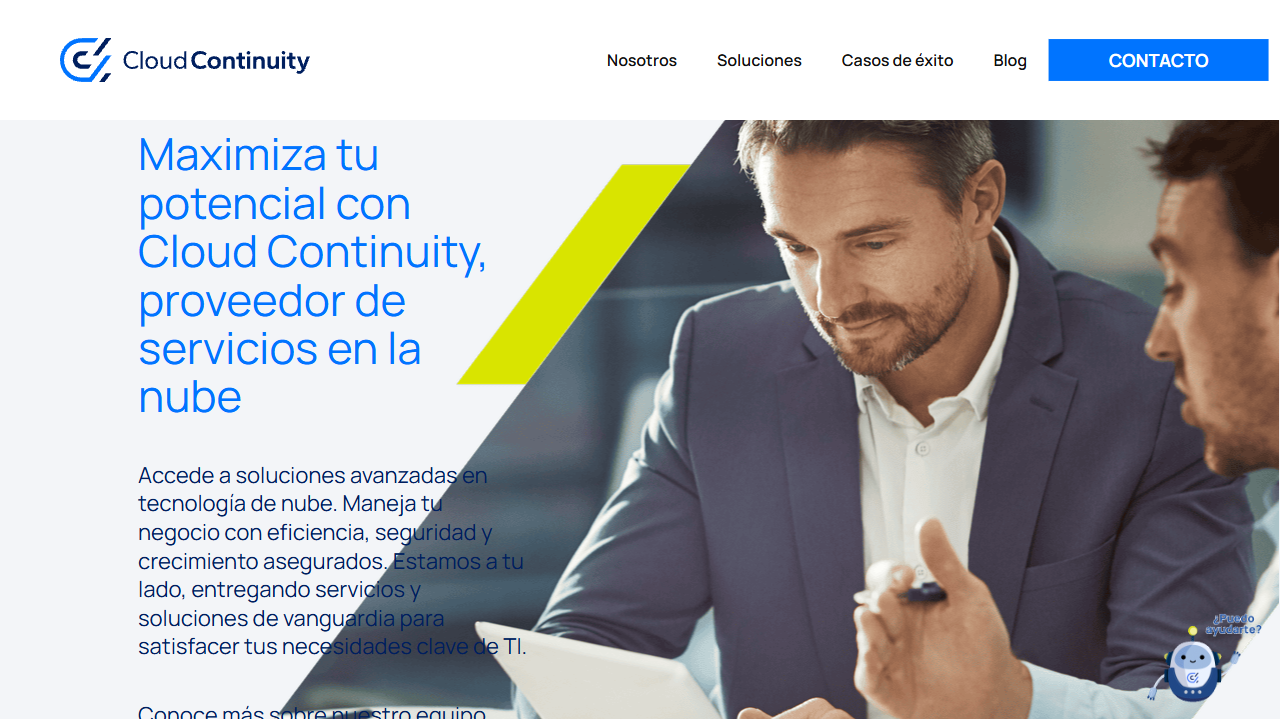 CLOUD CONTINUITY SYSTEM SERVICES S.A DE C.V website screenshot