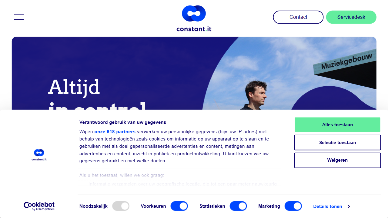 Constant IT B.V. website screenshot
