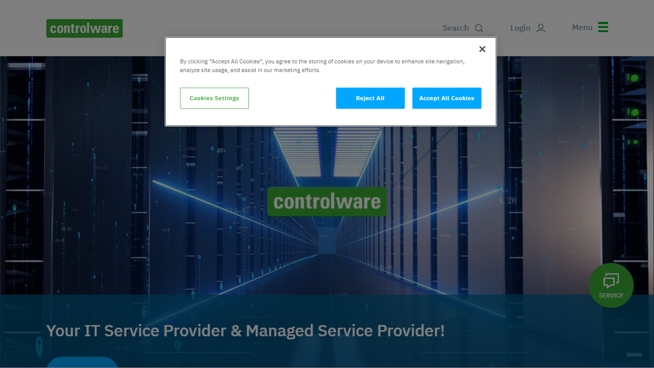 Controlware GmbH website screenshot