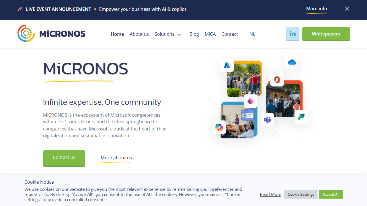 Cronos website screenshot