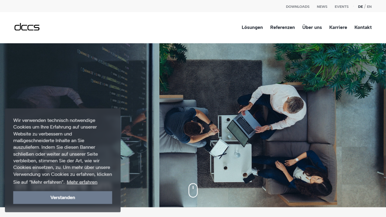 DCCS GmbH website screenshot