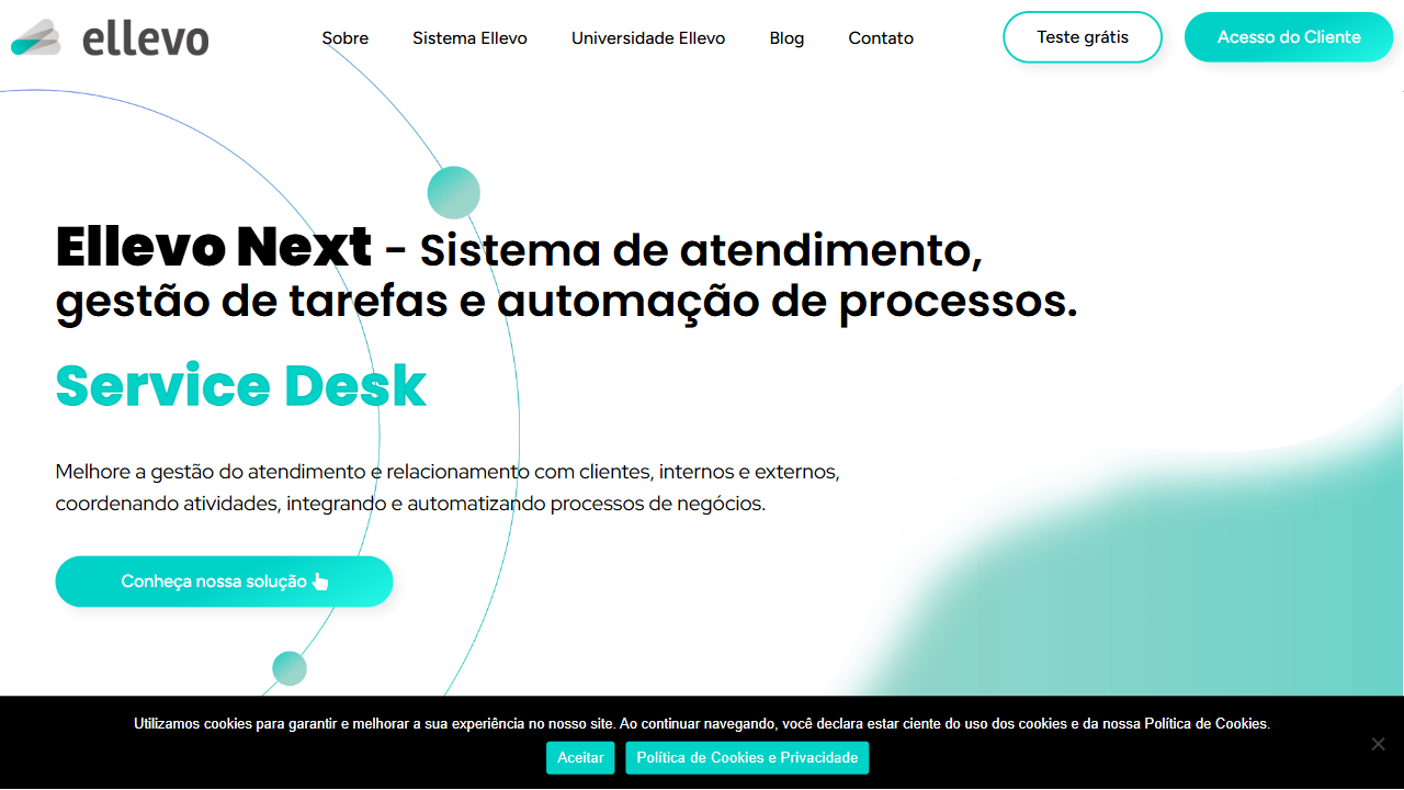 ELLEVO NEXT TECNOLOGIA PARA GESTAO DE ATENDIMENTO E SERVICOS LTDA website screenshot