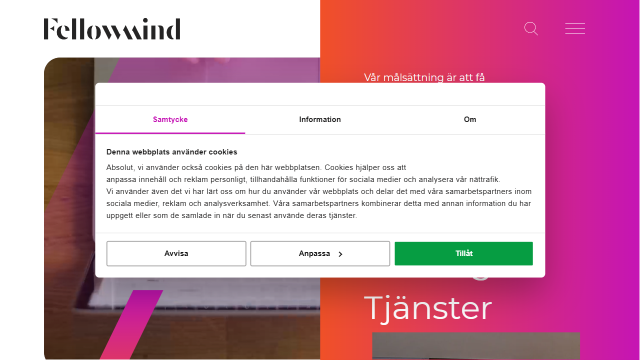 Fellowmind Sweden AB website screenshot