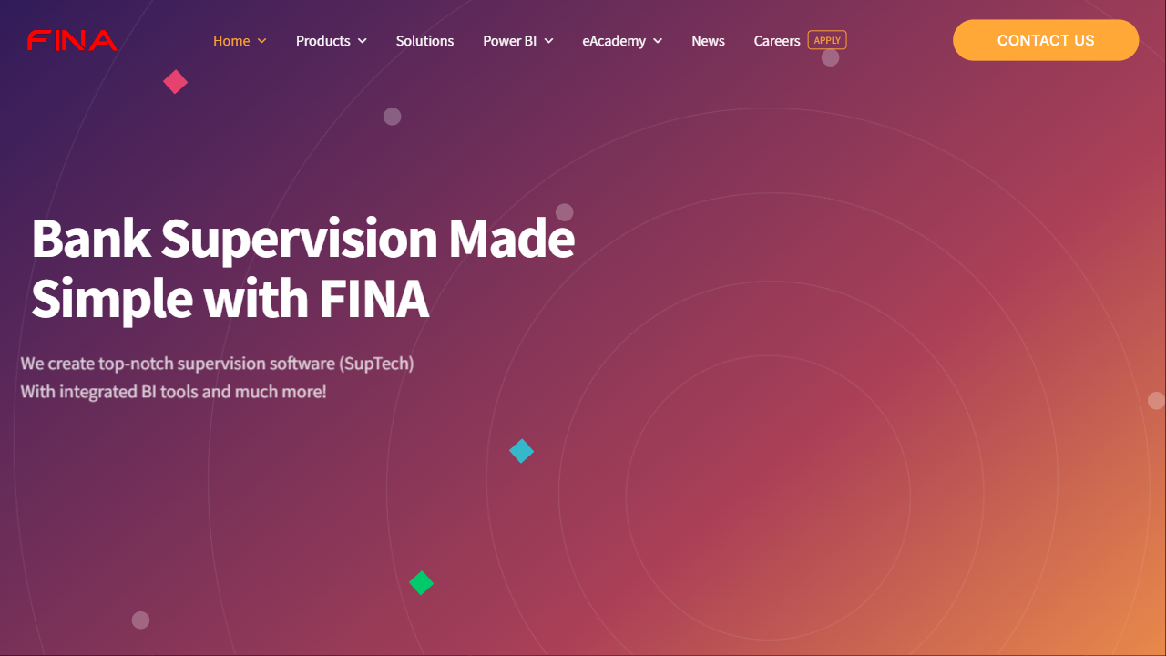 FINA website screenshot