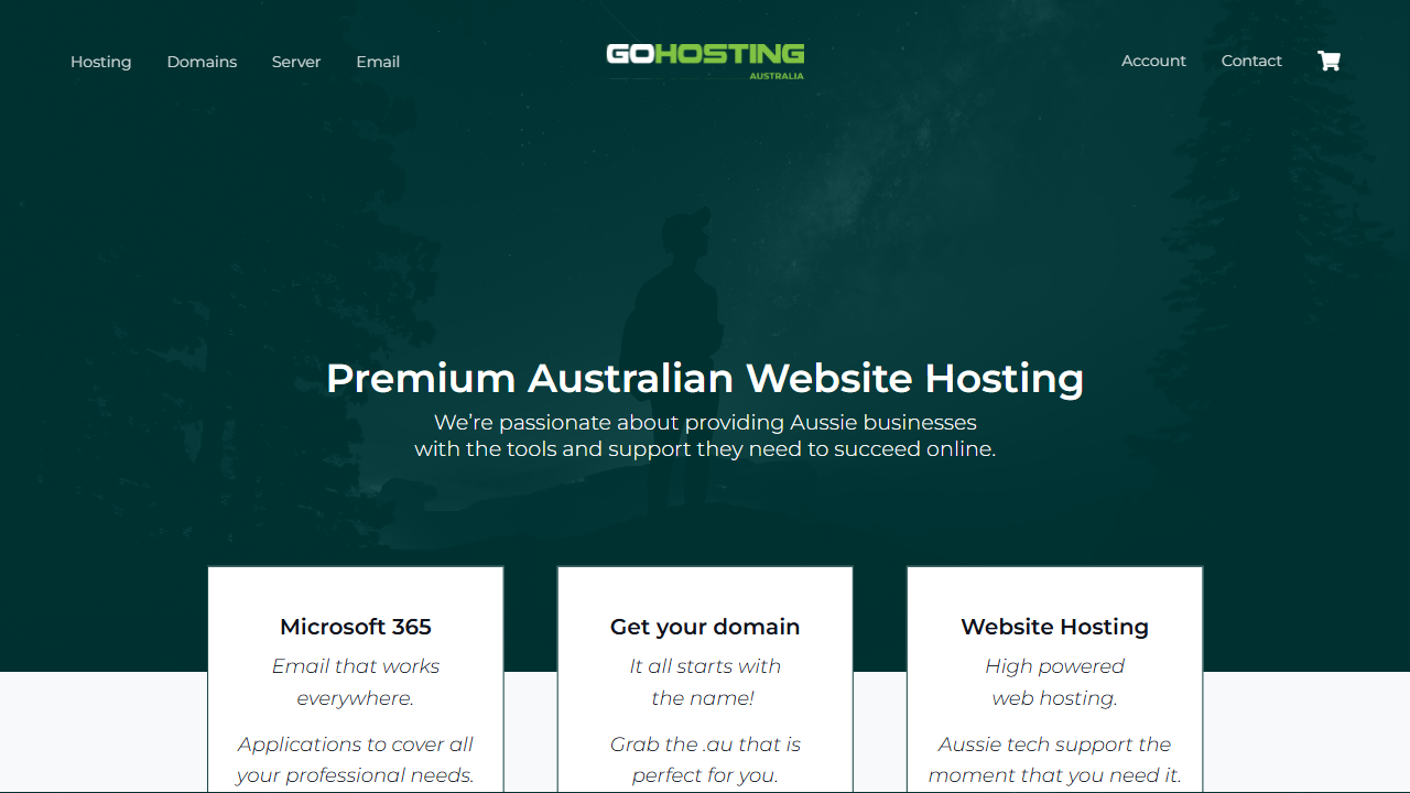 GoHosting website screenshot