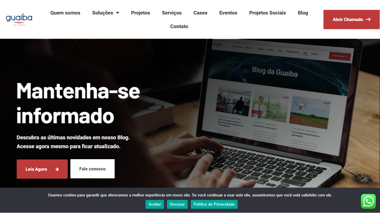 GUAIBA INOVACAO EM TECNOLOGIA DA INFORMACAO LTDA website screenshot