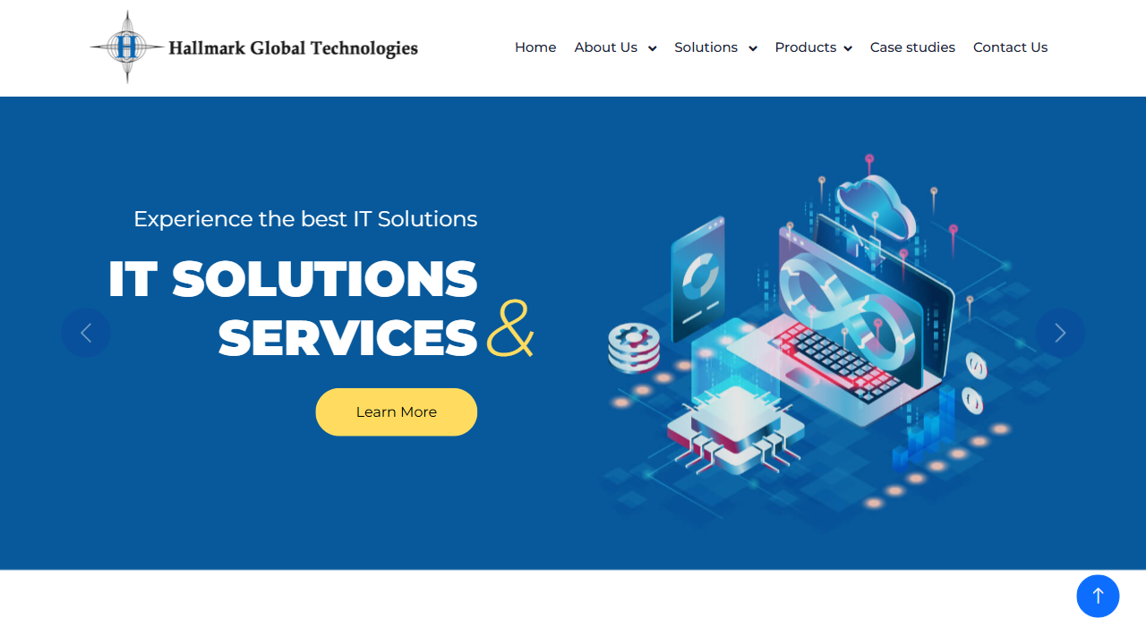 Hallmark Global Technologies Inc website screenshot