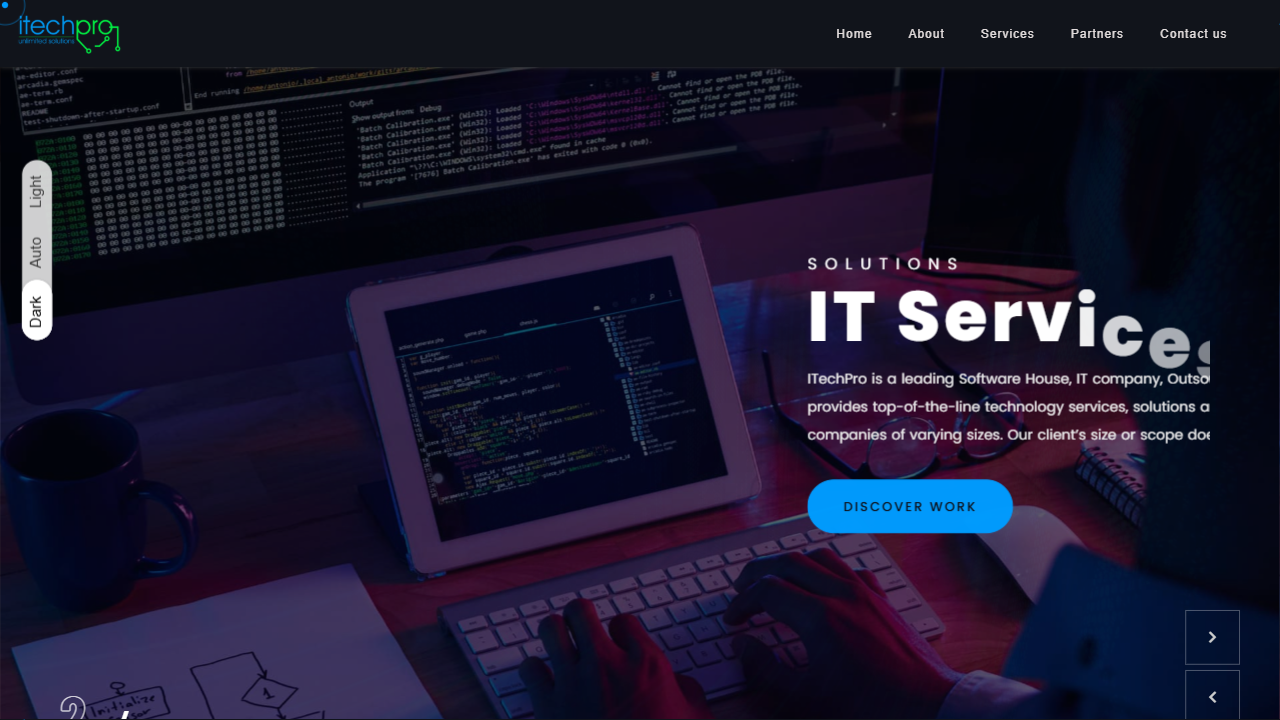 I Tech Pro website screenshot