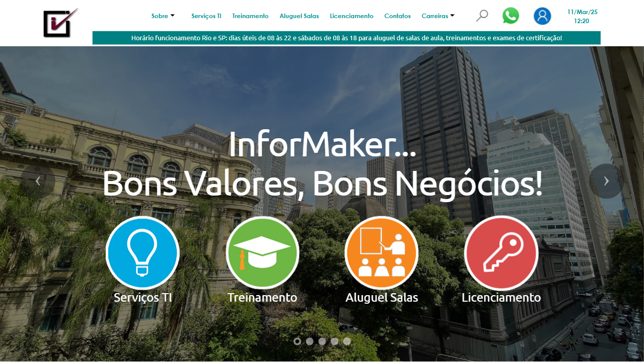 InforMaker Informática Ltda website screenshot