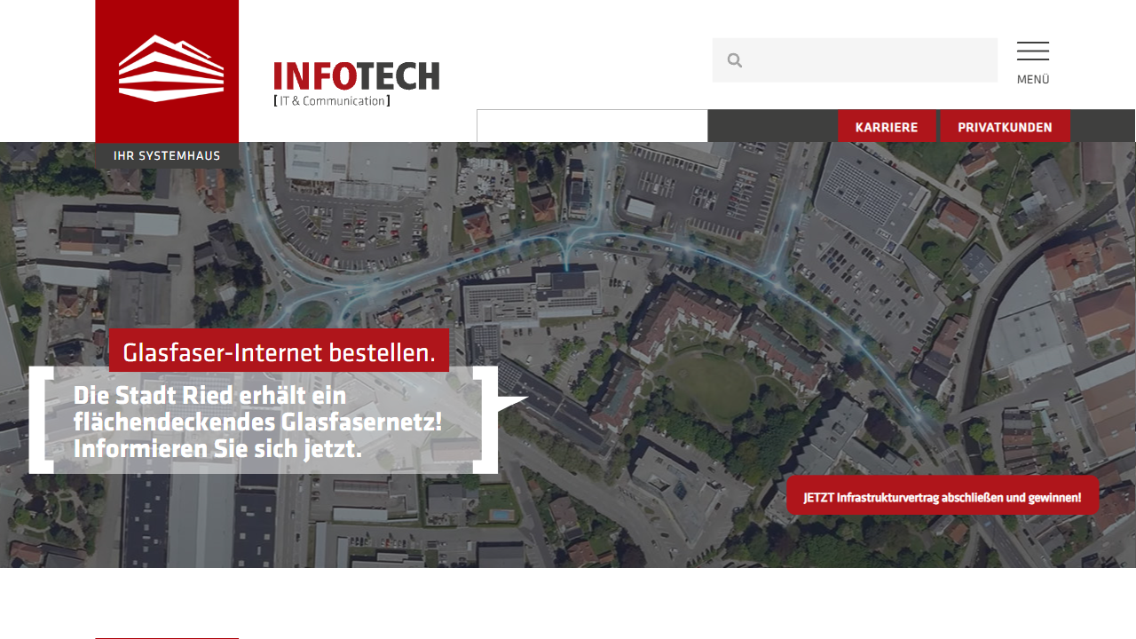 INFOTECH EDV-Systeme GmbH website screenshot