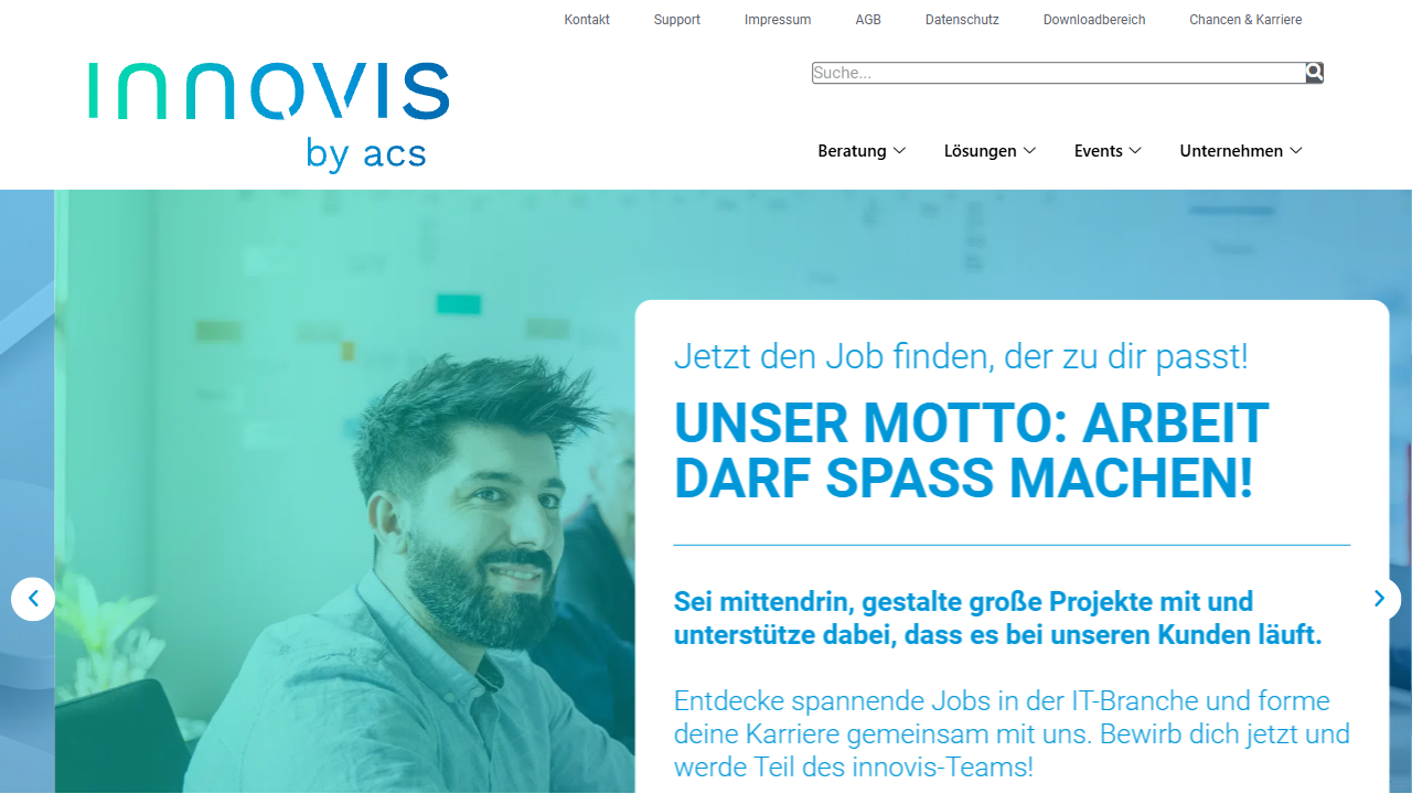 innovis GmbH website screenshot