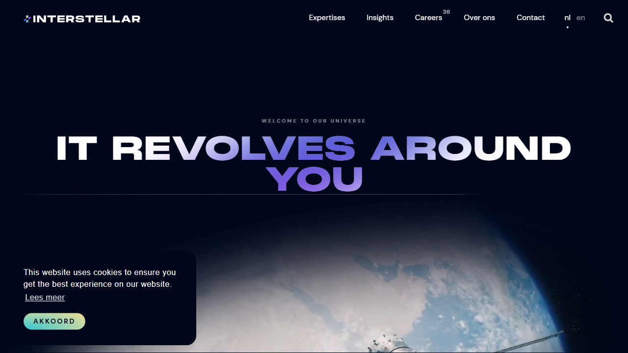 Interstellar Group B.V. website screenshot