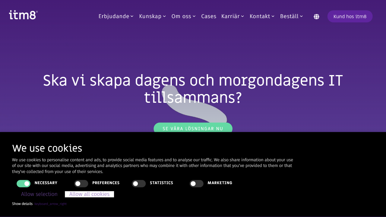 itm8 Sverige AB website screenshot