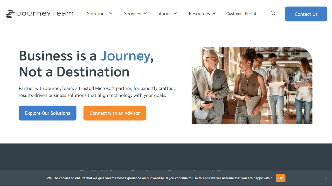 JourneyTEAM, LLC website screenshot