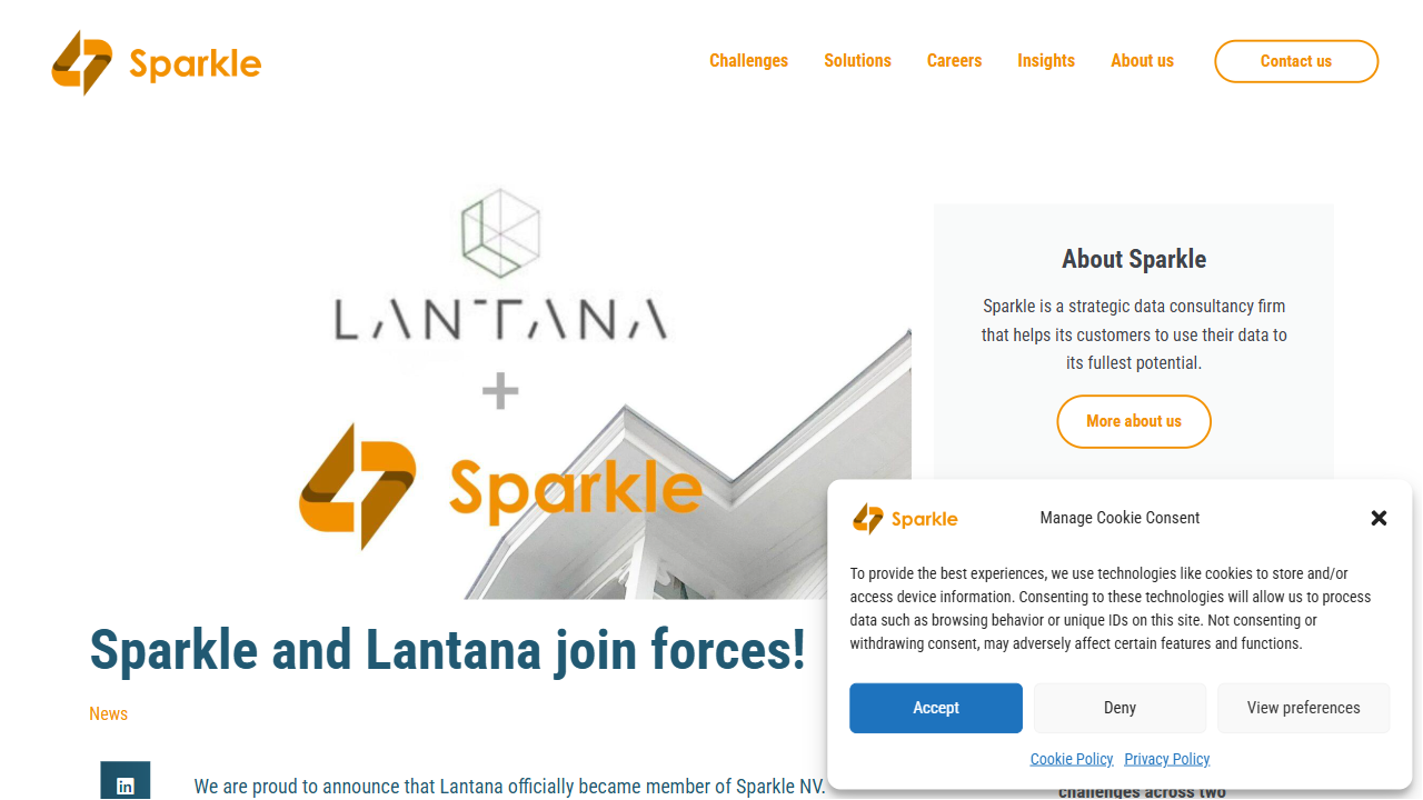 Lantana website screenshot