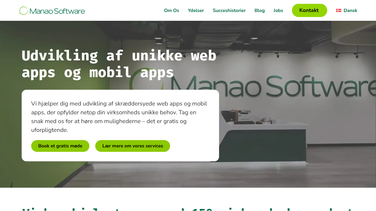 Manao Software Company Limited website screenshot