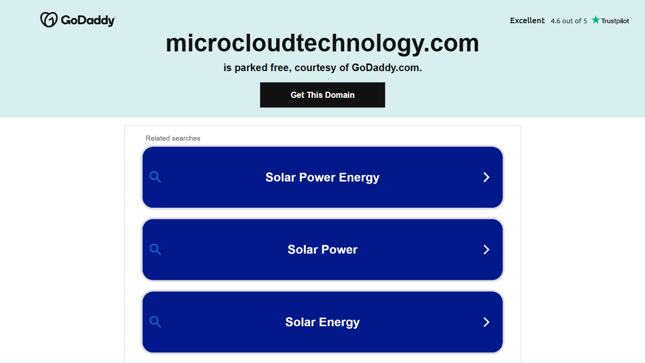 Micro Cloud Technology website screenshot