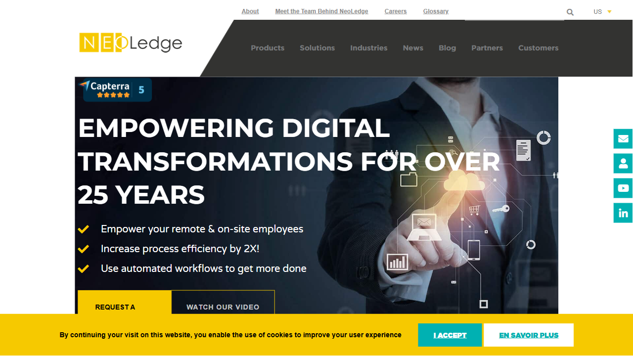 Neoledge website screenshot