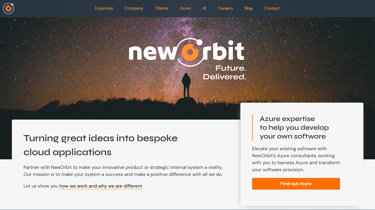 NewOrbit Ltd website screenshot