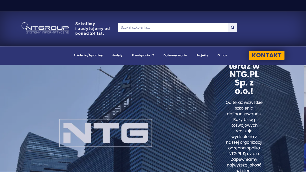 NT GROUP website screenshot