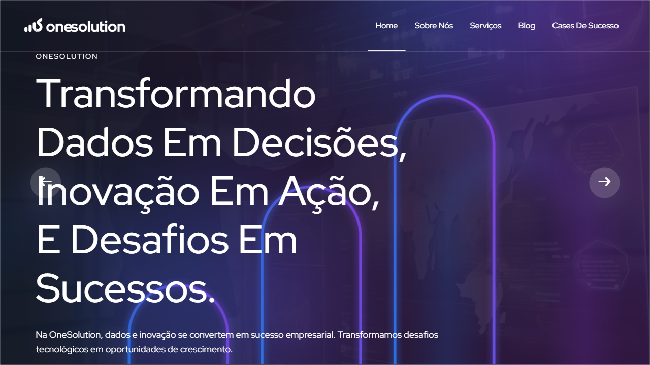 OneSolution Brasil website screenshot