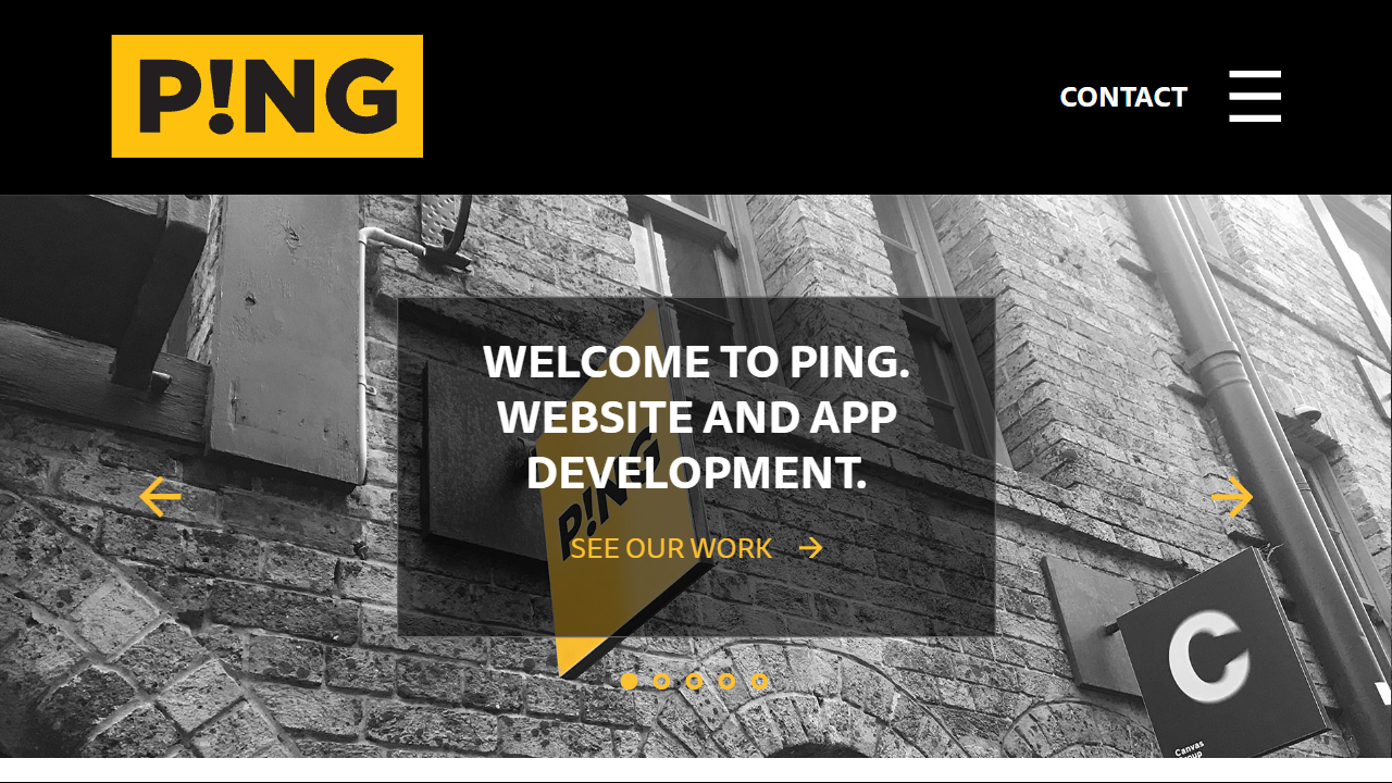 PING WORKS PTY LIMITED website screenshot