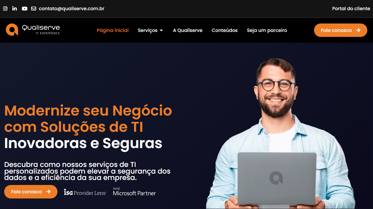 QUALISERVE SOLUCOES EM TECNOLOGIA LTDA website screenshot