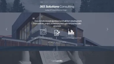 365 Solutions Consulting website screenshot