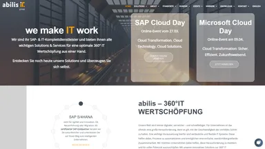 abilis GmbH website screenshot