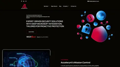 Accelerynt website screenshot