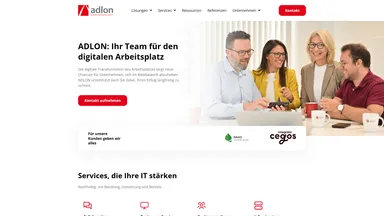 ADLON Intelligent Solutions GmbH website screenshot