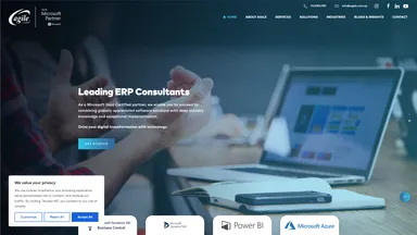 Agile Solutions Pvt Ltd website screenshot