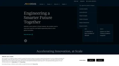 Akkodis Inc. website screenshot