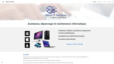 ALPE Informatique website screenshot
