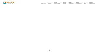 Anchor Group website screenshot