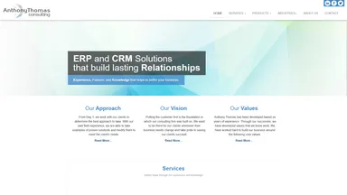 Anthony Thomas Consulting website screenshot