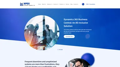 APEX Computer Systems Inc website screenshot