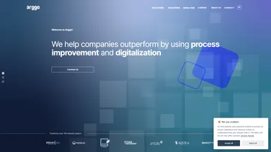 Arggo Software Development & Consulting website screenshot