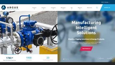 Argus Machine Co. LTD. website screenshot