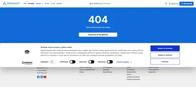 ATHENASOFT SP Z O O website screenshot