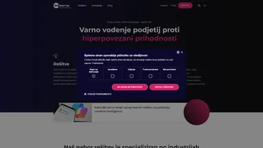 BE-terna Industry Solutions GmbH website screenshot