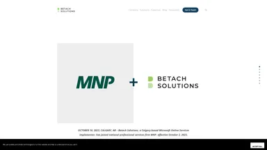 Betach Solutions Inc website screenshot